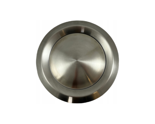 Anemostat nawiewno-wywiewny Zawór wentylacyjny chromoniklowy TICKA fi 160 mm