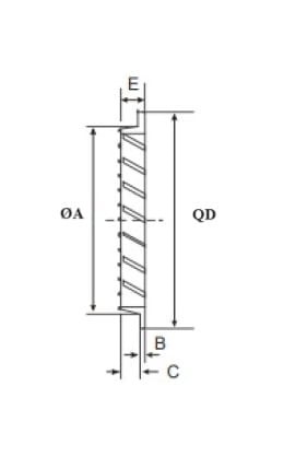 Czerpnia wyrzutnia ścienna kratka okrągła aluminiowa z siatką 160 TICKA