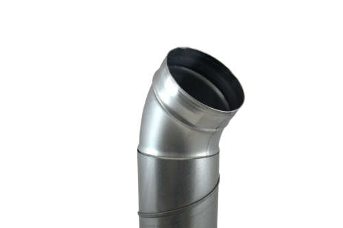 Kolano tłoczone TICKA ocynk fi 160 mm 45 stopni system rura spiro