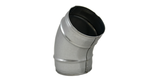 Kolano tłoczone TICKA ocynk fi 200 mm 45 stopni system rura spiro