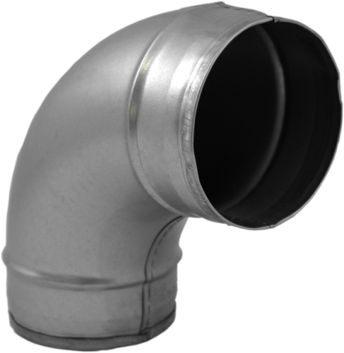 Kolano tłoczone TICKA ocynk fi 200 mm 90 stopni system rura spiro