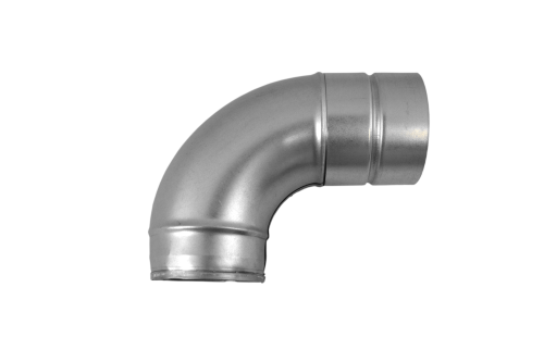 Kolano tłoczone TICKA ocynk fi 200 mm 90 stopni system rura spiro