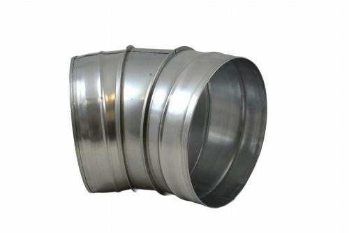 Kolano segmentowe TICKA ocynk fi 250 mm 45 stopni system rura spiro