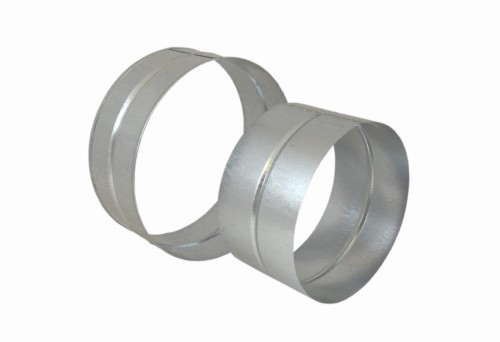 Mufa ocynkowana TICKA złączka mufowa fi 160 do rur spiro wentylacja