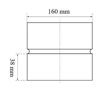 Mufa ocynkowana TICKA złączka mufowa fi 160 do rur spiro wentylacja