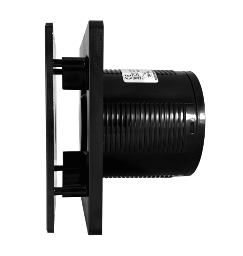 wentylator łazienkowy hokuro czarny szklany