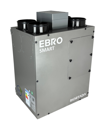 NORTADA EBRO SMART 350 IOT rekuperator stojący 300m3/h automatyczny bypass